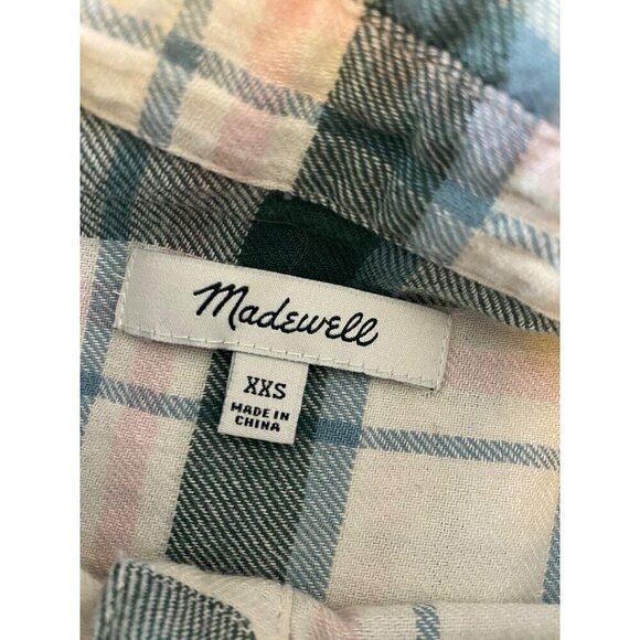 Madewell Women's Daily Short Sleeve Button Front Shirt - XXS - Picture 8 of 9